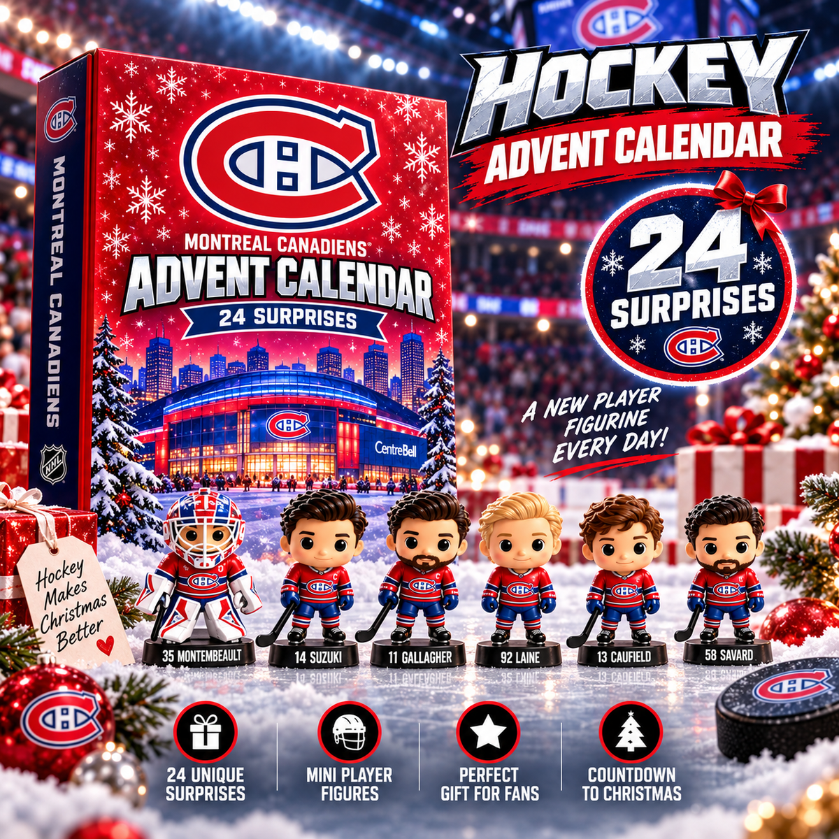 Montreal Canadiens Hockey Advent Calendar
