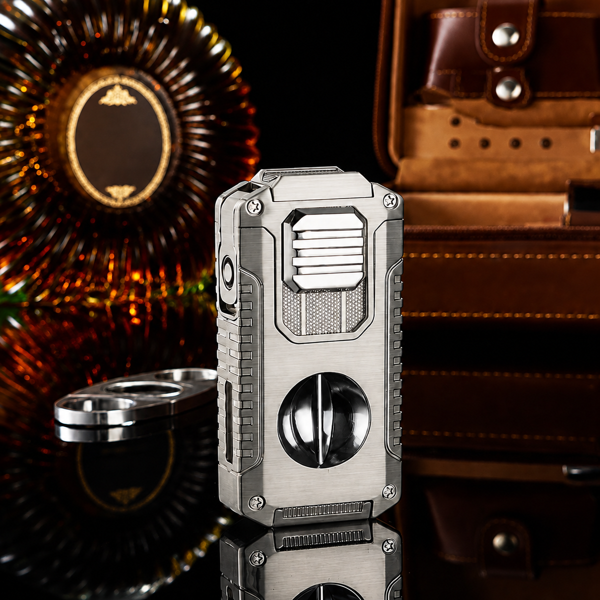 🔥 Vintage Luxury Refillable Lighter with Timeless Retro Style