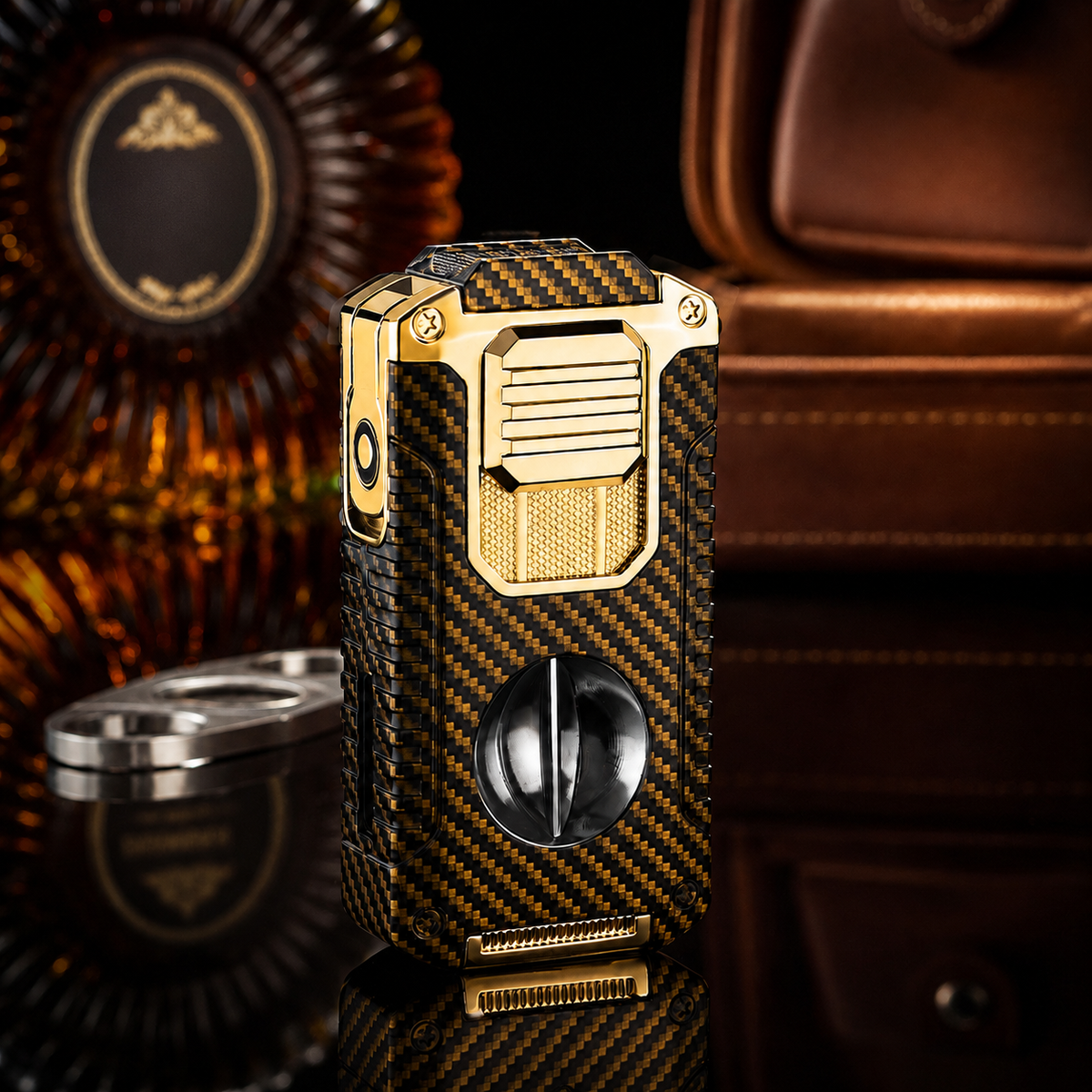 🔥 Vintage Luxury Refillable Lighter with Timeless Retro Style
