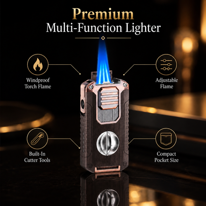 🔥 Vintage Luxury Refillable Lighter with Timeless Retro Style