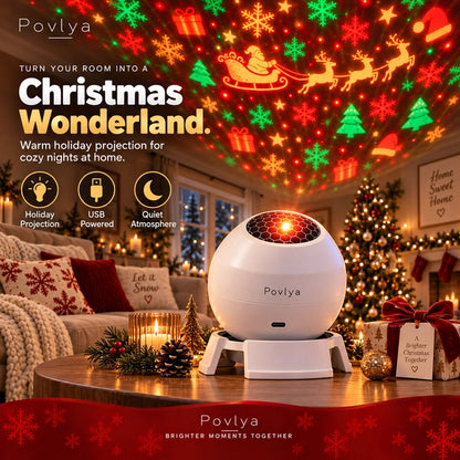 🎅 Turn Any Room Into a Christmas Wonderland – Holiday Projection Night Light