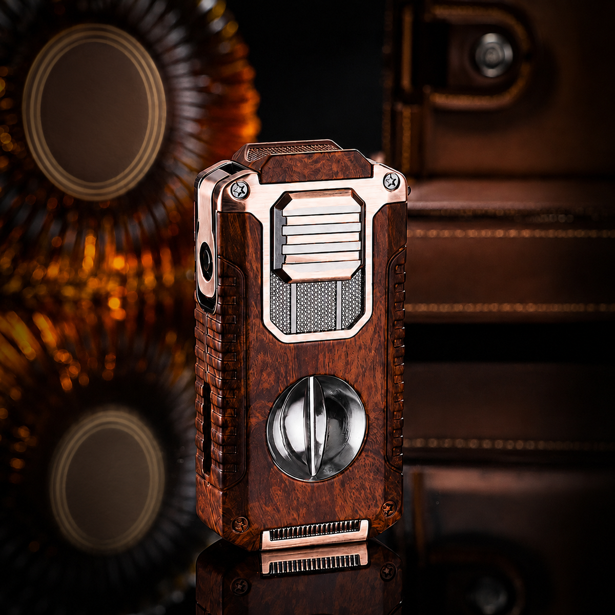 🔥 Vintage Luxury Refillable Lighter with Timeless Retro Style