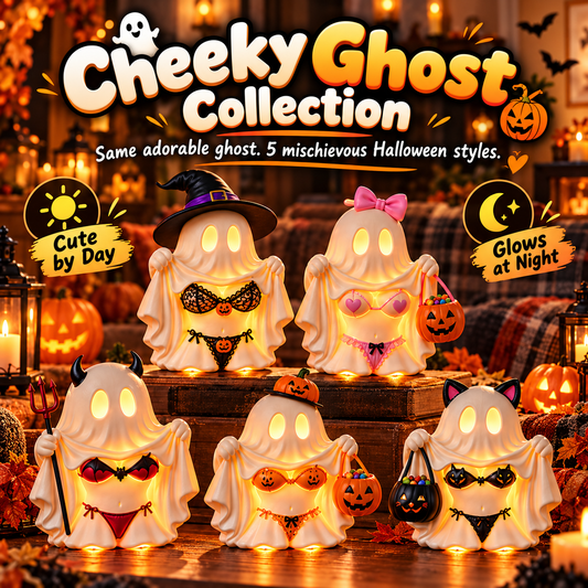 Cheeky Ghost Halloween Tabletop Decor – 5 Mischievous Styles