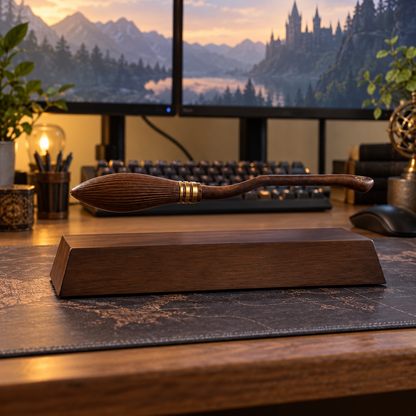 The Wizard’s Broom – Magnetic Levitation Pen & Fantasy Desk Decor