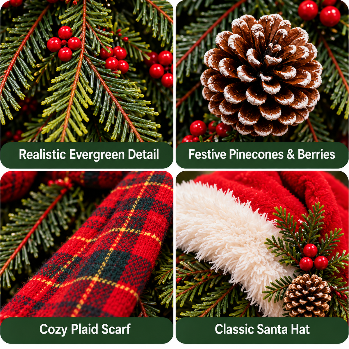 Christmas Bigfoot Welcome Decor