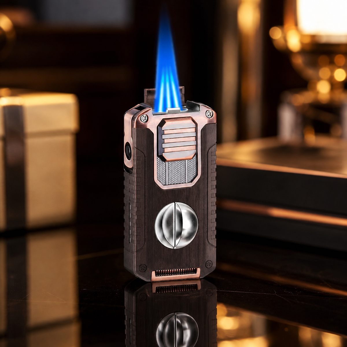 🔥 Vintage Luxury Refillable Lighter with Timeless Retro Style