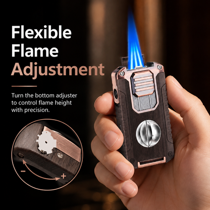🔥 Vintage Luxury Refillable Lighter with Timeless Retro Style