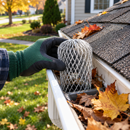 Expandable Aluminum Gutter Guard – Leaf & Debris Downspout Protector