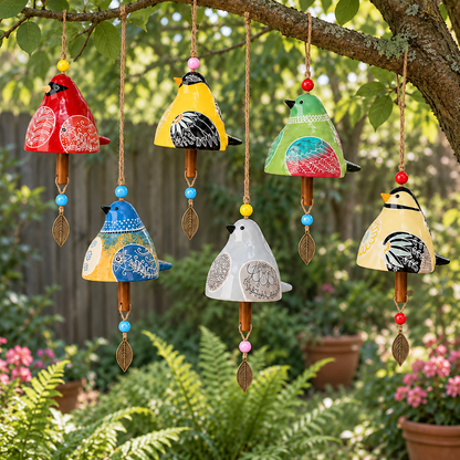 🐦 Ceramic Bird Hanging Ornament