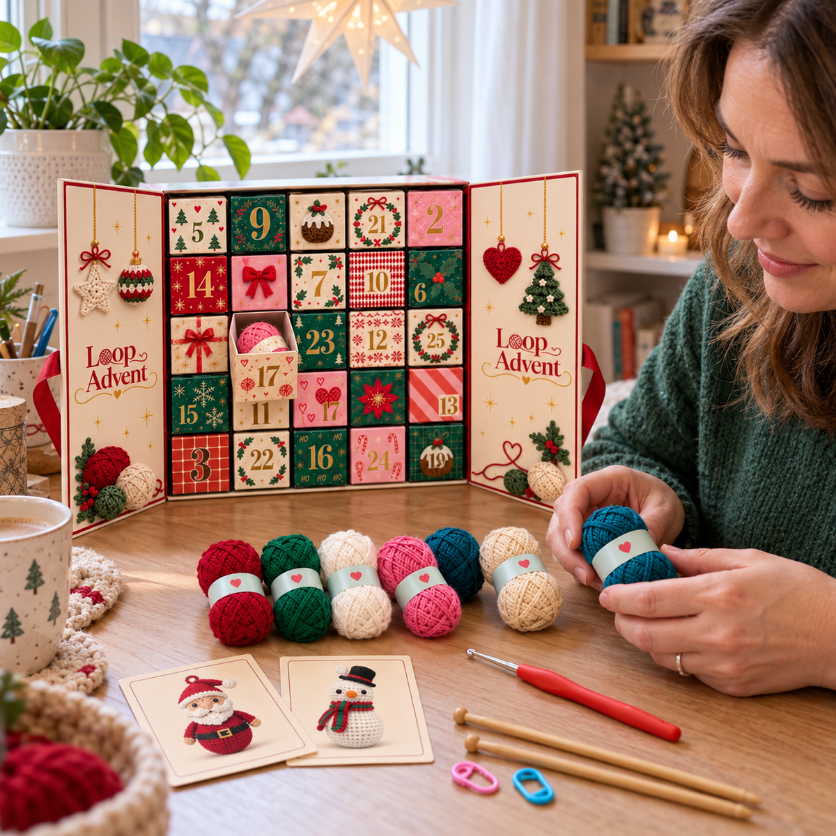 🎄 2026 Christmas Crochet Countdown：Limited Edition Trendy Collectible