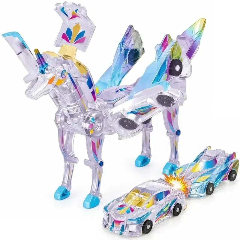 Magnetisches Dinosaurier-Transformationsauto