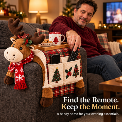 🎅 Cute Christmas-Themed Sofa Armrest Organizer
