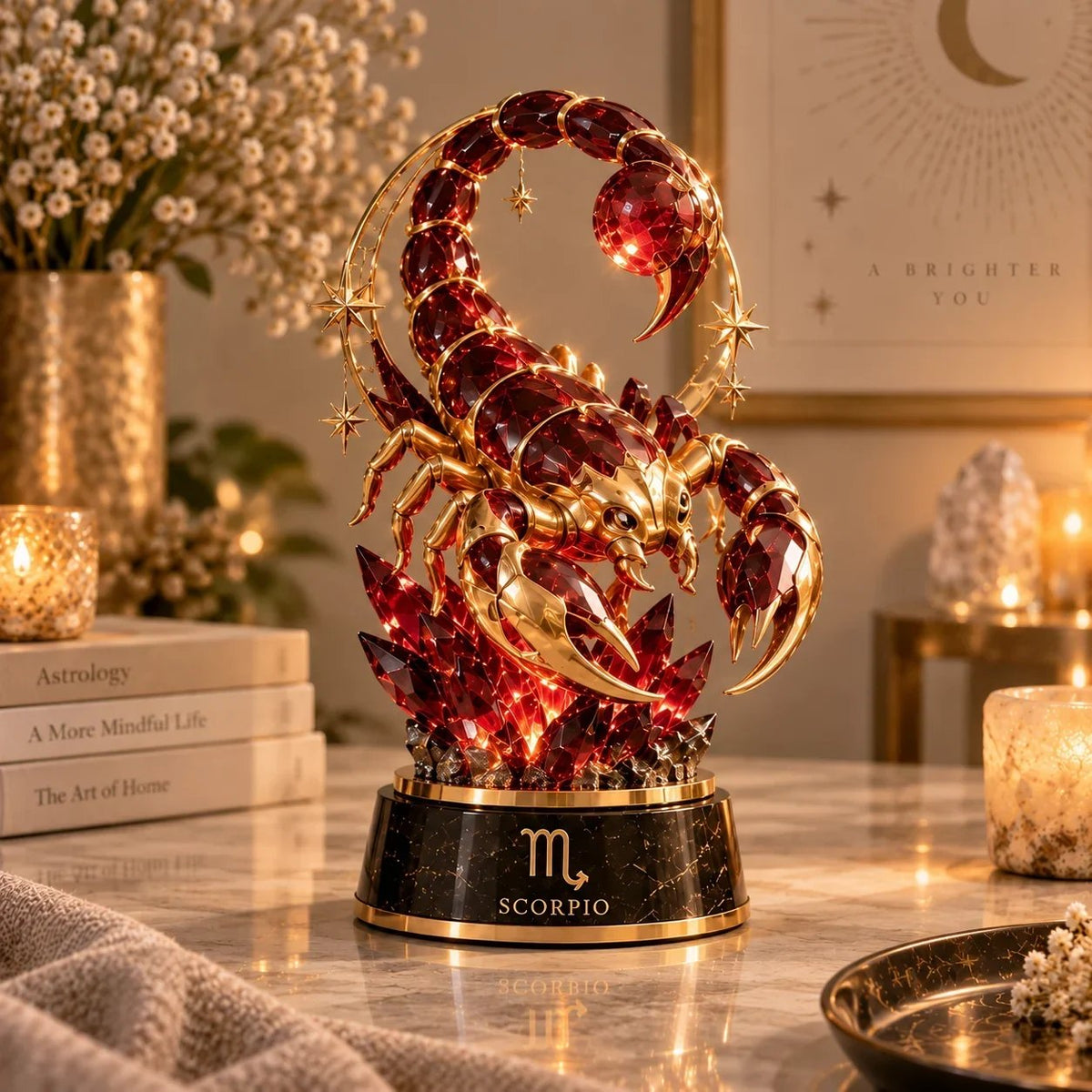 ⏳ Letzter Tag: 49 % Rabatt – 🌙 Himmlische Tierkreiszeichen-Skulptur | 12 juwelenartige Tierkreiszeichen-Designs mit goldenen Details ✨