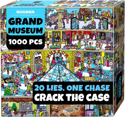 🧩🔎1000-Piece Roaring Twenties New York Detective Jigsaw Puzzle for Adults(📦Buy 2 Free Shipping)