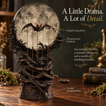 Hand-Cranked Fantastical Sculpture — Turn the Handle, Set the Scene in Motion