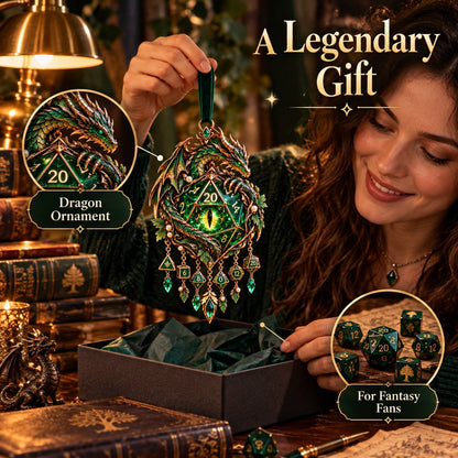 Glow Dragon Hanging Wind Chime for Fantasy Room Styling