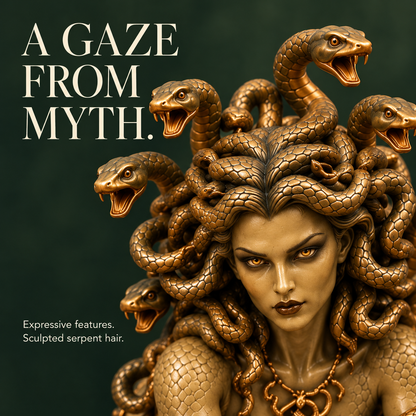 🔥 Last Day 49% OFF - 🐍 Medusa Goddess Shelf Sitter Statue | 4 Unique Gothic Mythology Styles (📦Buy 2 Free Shipping)