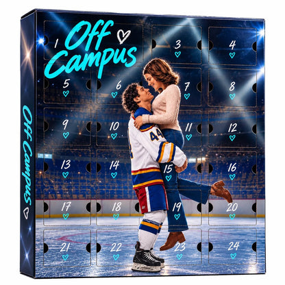 Off‑Campus‑Advent Hockey‑Romance‑Theme Advent‑Calendar | 24‑Day Collectible Surprise Count‑Down Box