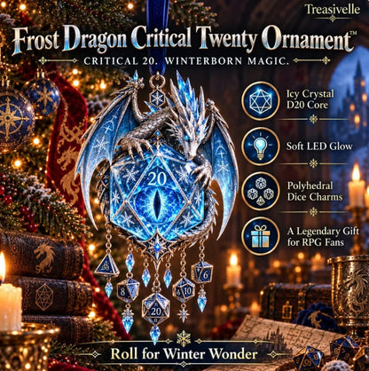 Glow Dragon Hanging Wind Chime for Fantasy Room Styling
