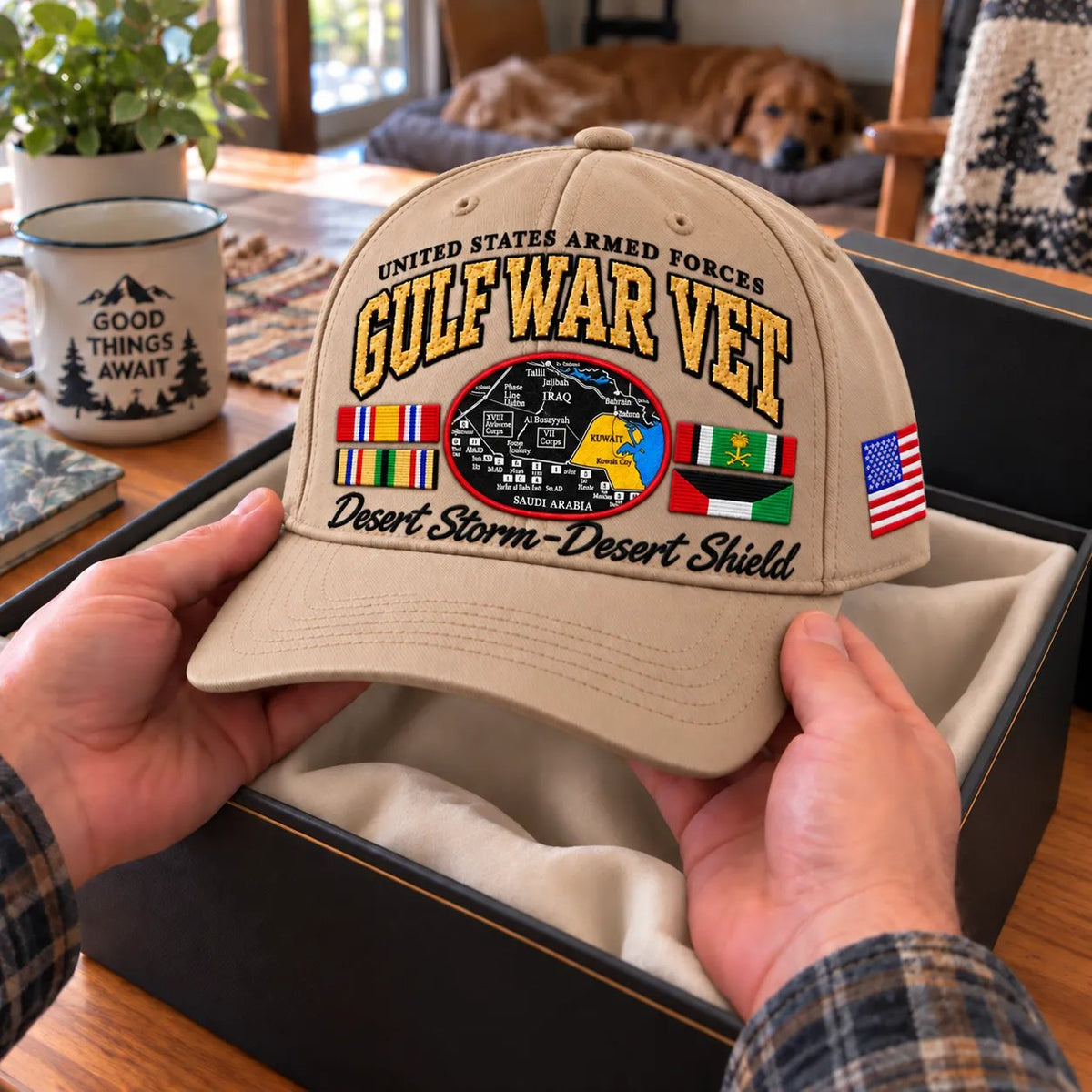 🇺🇸 Gulf War Veteran Tribute Cap – Operation Desert Storm 1990–1991