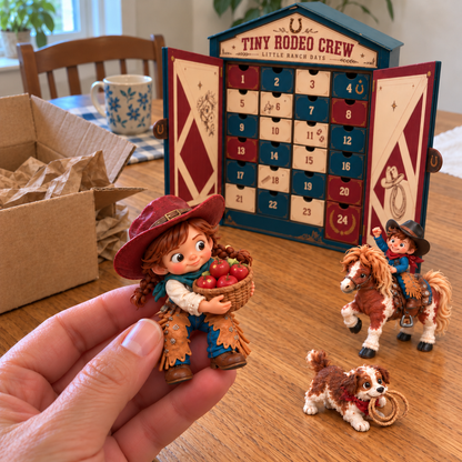 🤠 Tiny Rodeo Crew 24-Day Advent Calendar – A Little Western Christmas 🎄