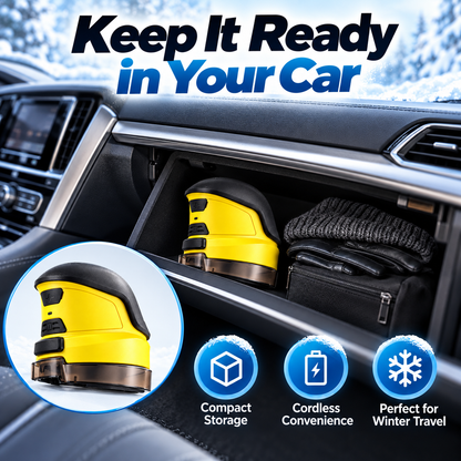 🚗❄️ Cordless Electric Ice Scraper – Fast & Easy Windshield Snow Removal