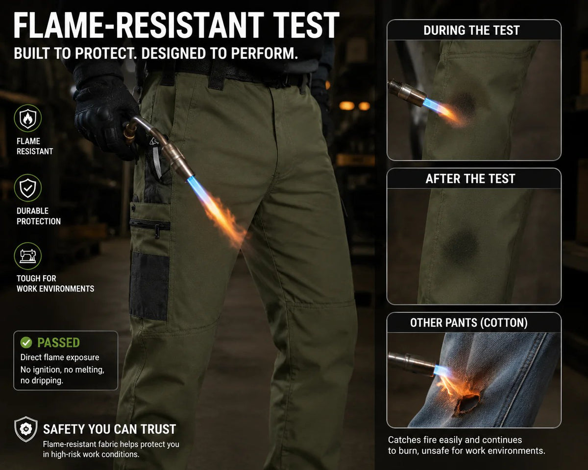 Men's Flame-Resistant (FR) Tactical Work Pants
