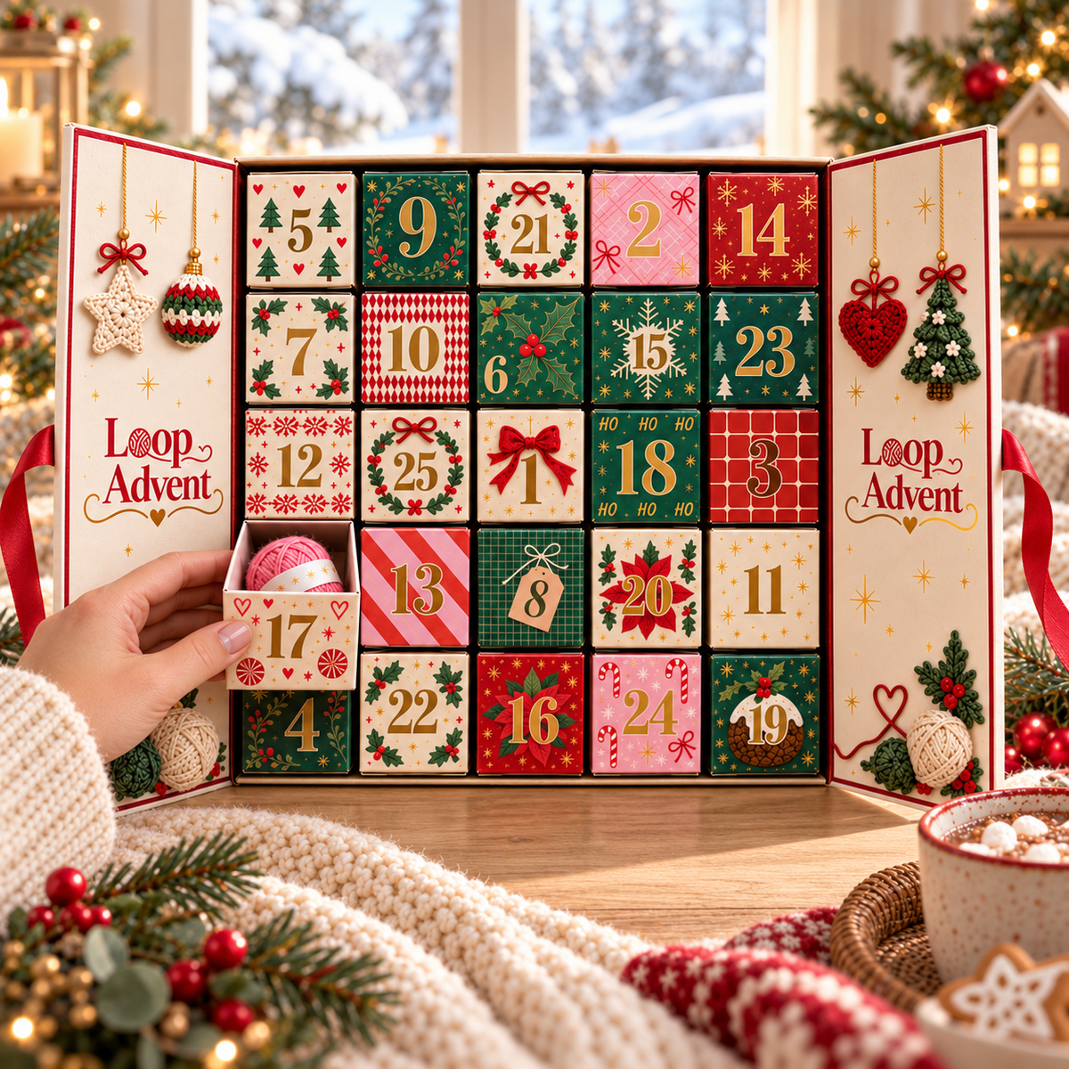 🎄 2026 Christmas Crochet Countdown：Limited Edition Trendy Collectible
