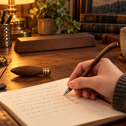 The Wizard’s Broom – Magnetic Levitation Pen & Fantasy Desk Decor