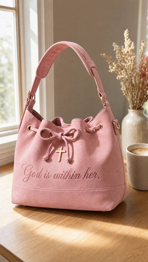 God Is Within Her – Christian Faith-Inspired Crossbody & Shoulder Bag