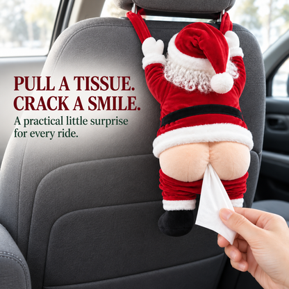 Plush Santa Tissue Holder