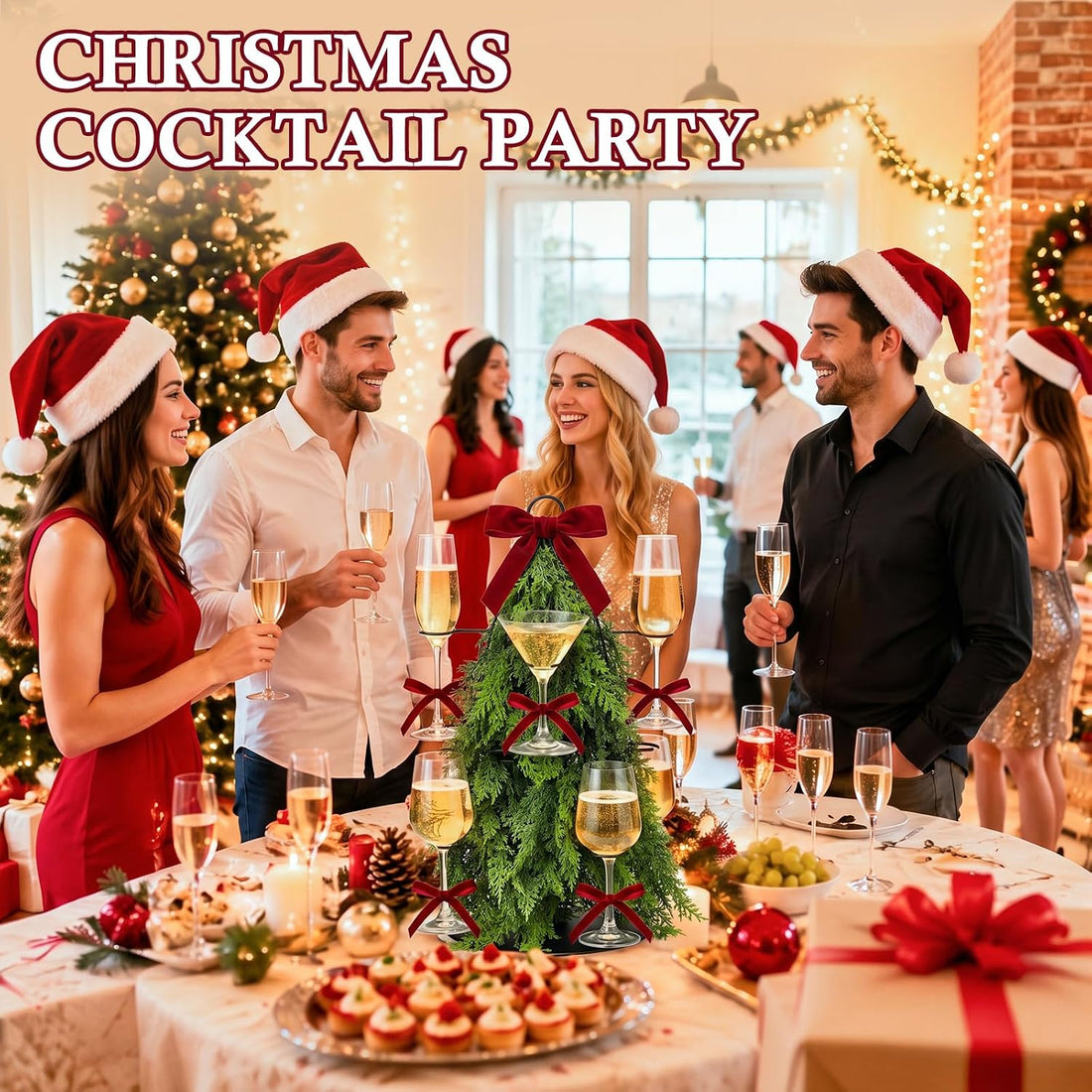 Made for the holiday party table