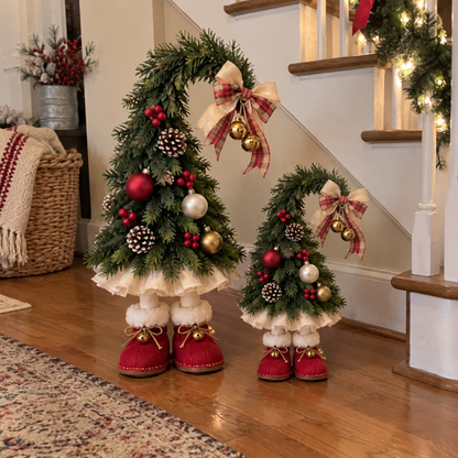 Santa's Little Boot Buddies™ – Whimsical Christmas Elf Trees