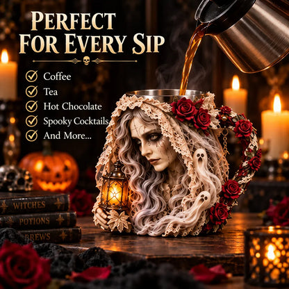 3D Halloween Character Mug Collection | 4 Sculpted Spooky Designs for Coffee, Décor & Collectors 👻