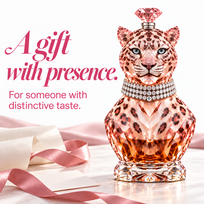 🐆 Wildly Elegant Pink Leopard — Limited Collector’s Edition | Vase, Diffuser & Decanter ✨