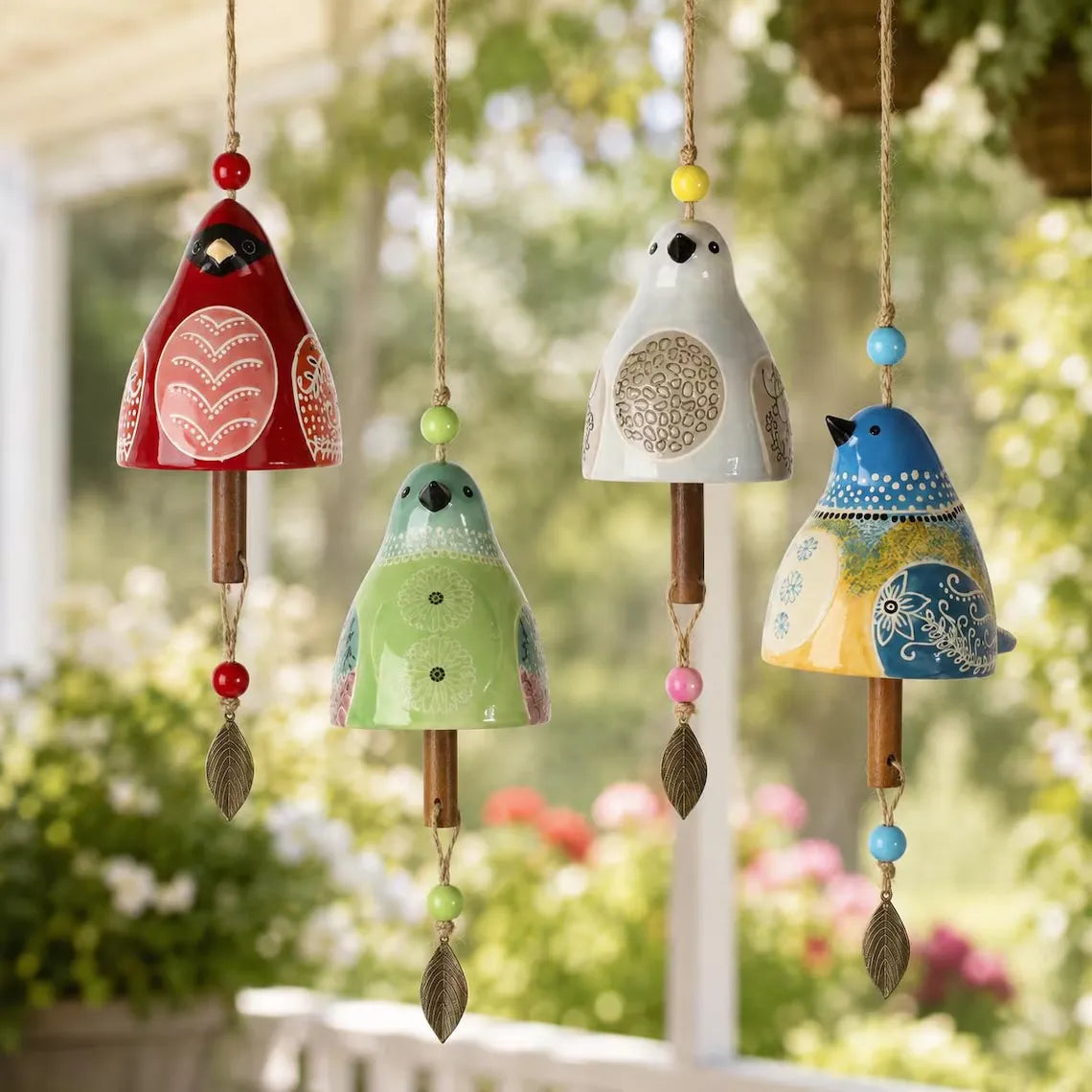 🐦 Ceramic Bird Hanging Ornament