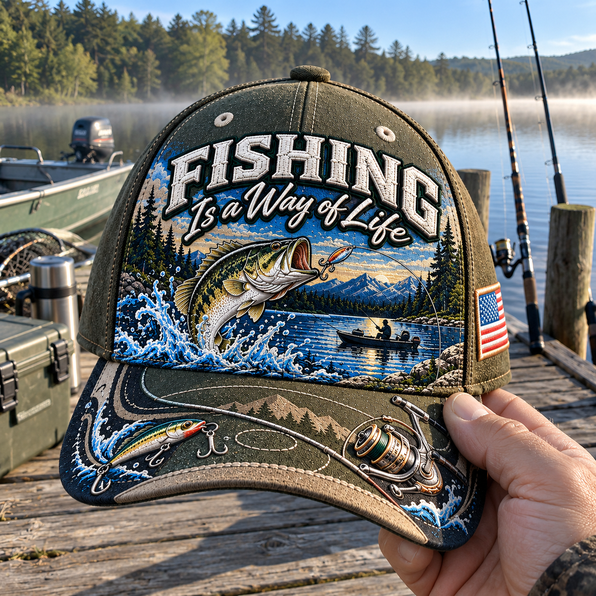 🇺🇸 Last Day Promo: 49% OFF🎣Fishing Is a Way of Life Baseball Cap