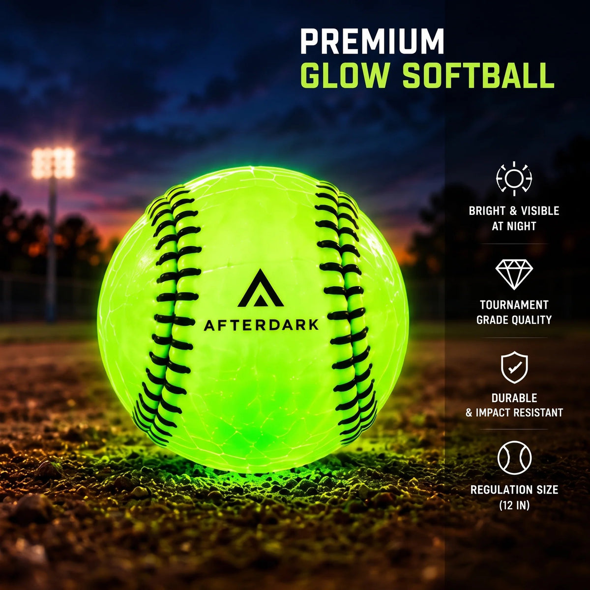 Night‑Time Softball Playing Set