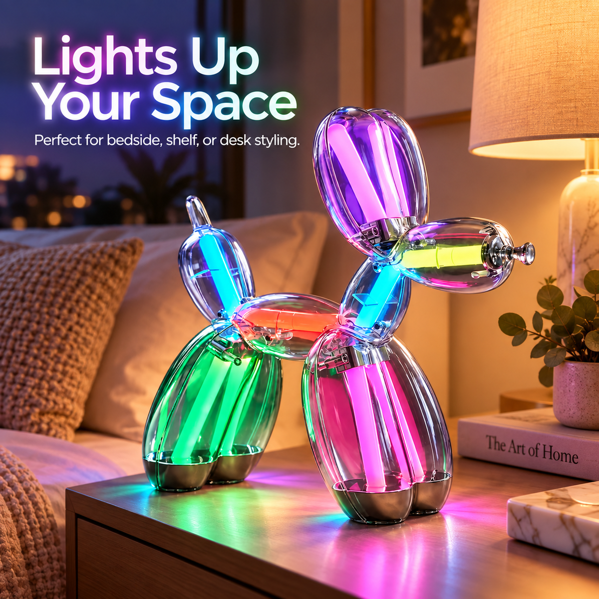 Glow Pup colorful bedside light