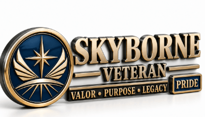 🎖️ 3D Veteran Legacy Metal Auto Emblem – 4 Designs, One Unbreakable Honor