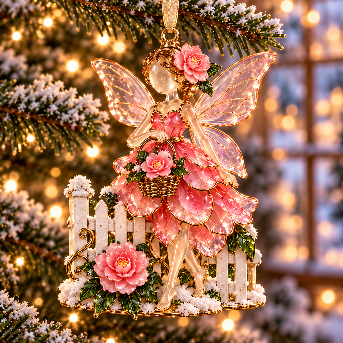 Winter Garden Fairies – 6 Enchanting Christmas Ornament Designs