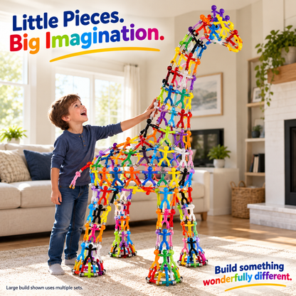 🔥LAST DAY 50% OFF🧲🌈 Magic Magnetic Little Friends – 10-Piece Bendable Silicone Figure Toy Set