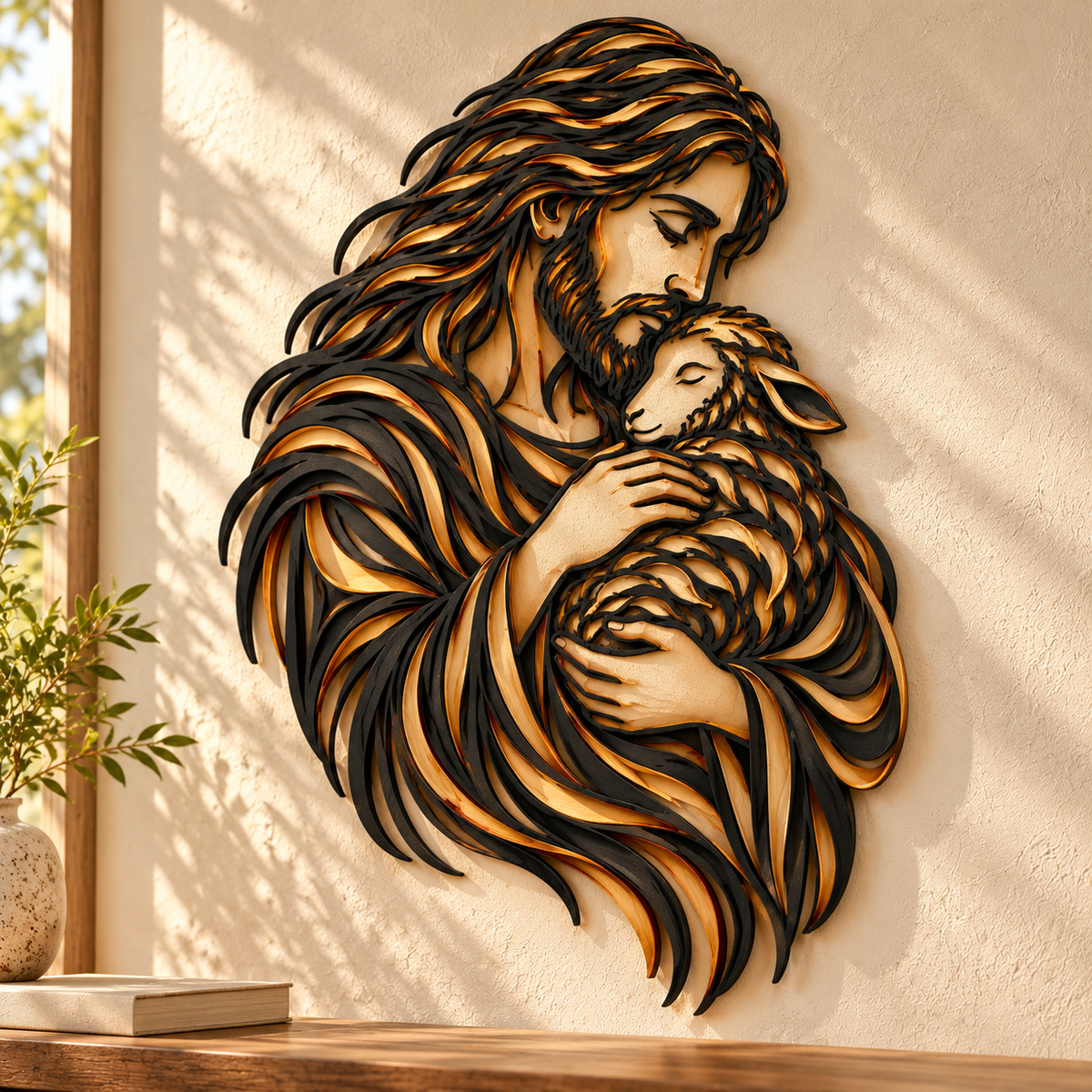 ✝️ Crown of Grace Jesus Metal Wall Art™ – Rustic Faith-Inspired Christian Wall Decor(✨Buy 2 Free Shipping)