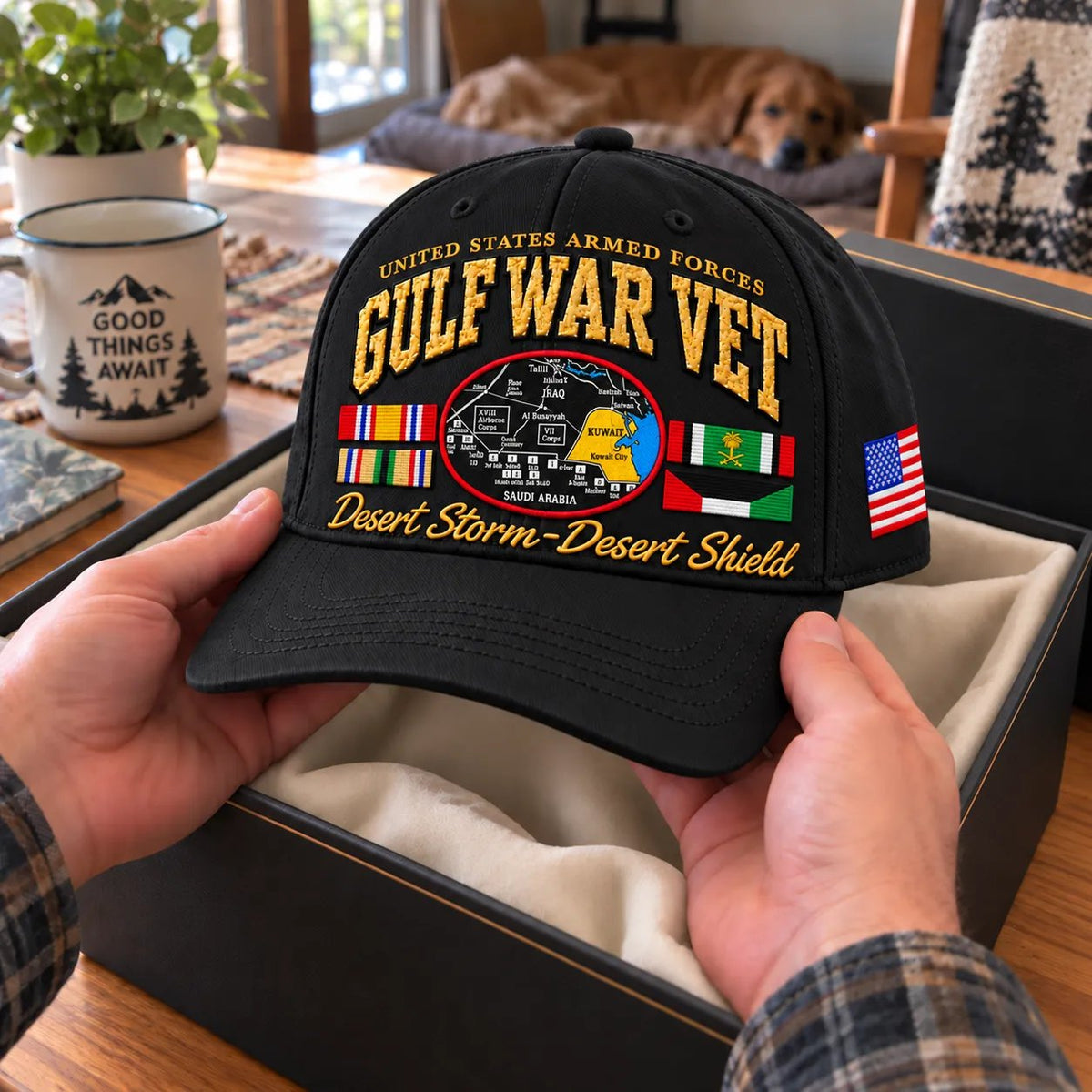 🇺🇸 Gulf War Veteran Tribute Cap – Operation Desert Storm 1990–1991