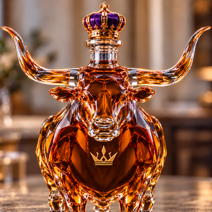 👑Western Bull Whiskey Bottle