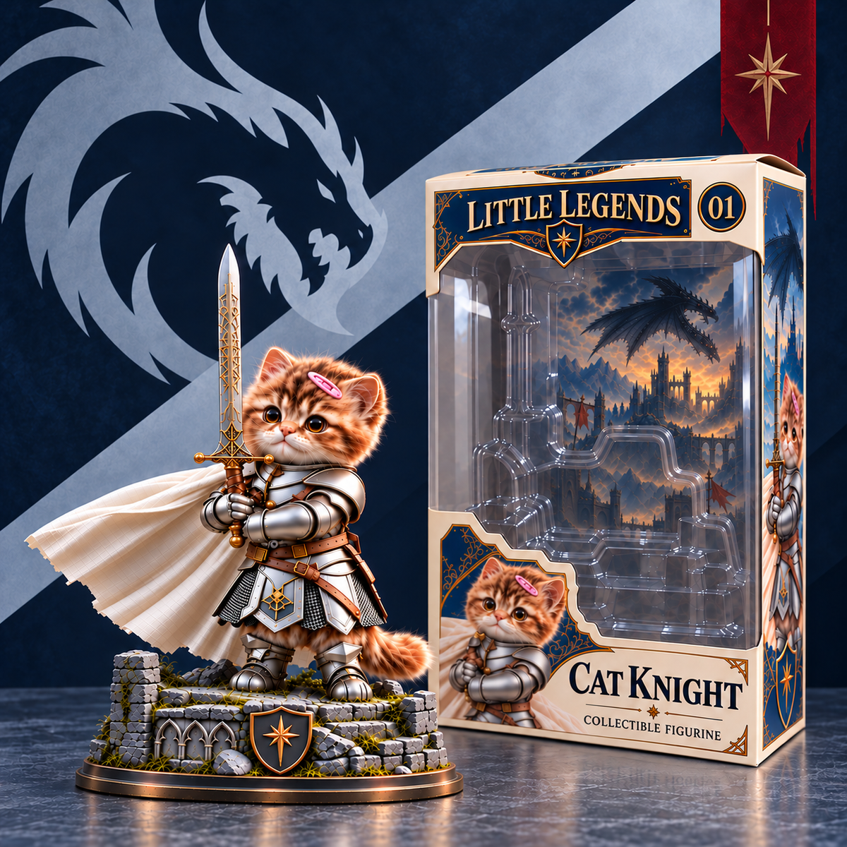 ⚔️ Cat Knight — The Tiny Guardian 🐾