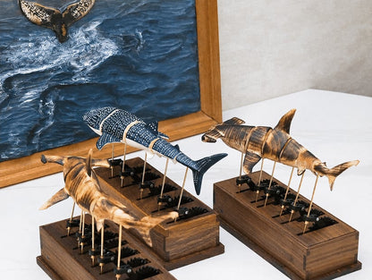 🌊Handcrafted Wooden Ocean Animal Mechanical Model