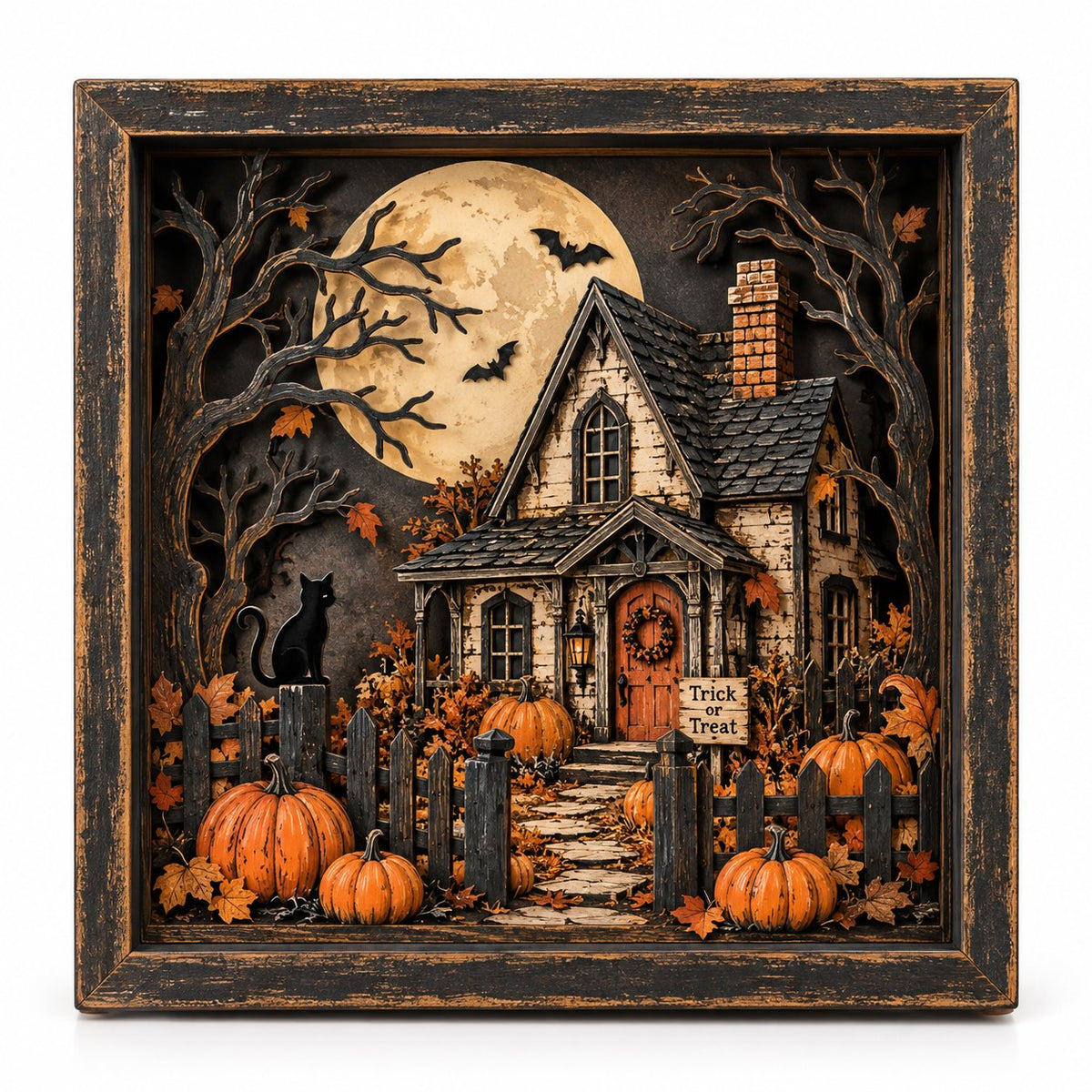 Grandma's Christmas Quilting Cottage – DIY Light-Up Miniature Dollhouse Kit, Cozy Holiday Craft & Handmade Christmas Gift