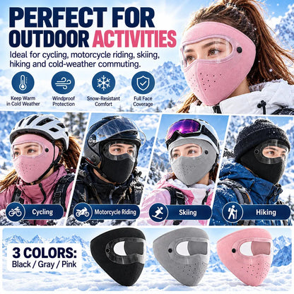 ❄️Winter Windproof Face Mask | Detachable Anti-Fog Goggles for Ski & Ride