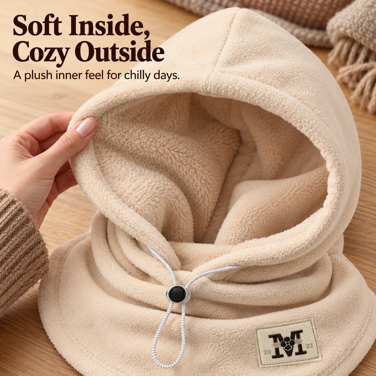 🥶 2-in-1 Winter Face Mask & Warm Hat, Windproof Cold-Weather Protection🎁